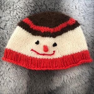 Kids Handmade Snowman Hat